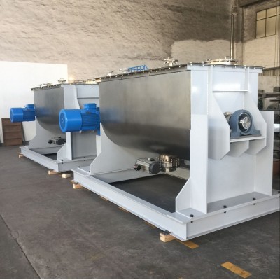 easy emptying and cleaning horizontal type powder mixer machine