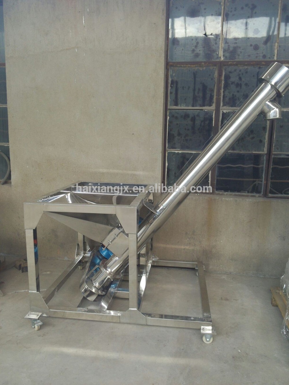 stainless steel flexible spiral screw conveyor