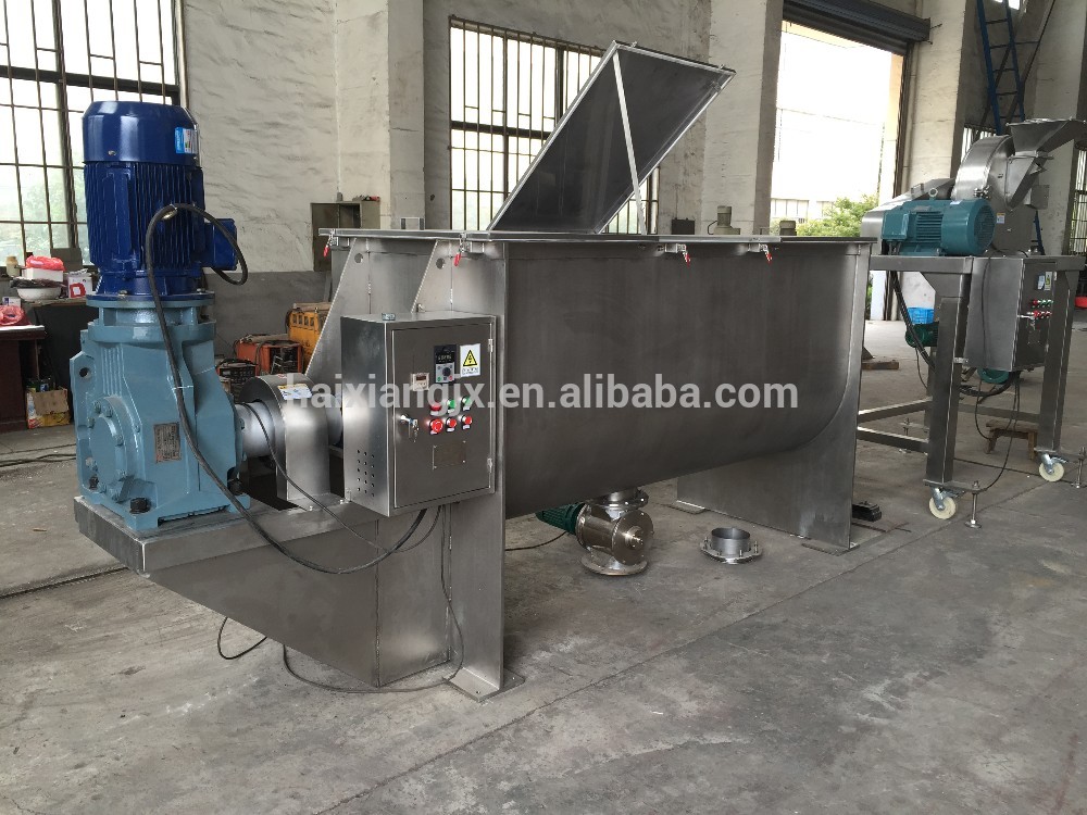 WLDH series high capacity horizontal type ribbon mixing equipment